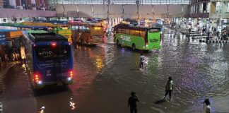 गुरुग्राम में झमाझम बारिश, लोहा पुल बंद होने से 40 ट्रेनें निरस्त; रिंग रोड पर लगा भीषण जाम